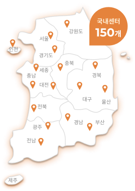 마음수련 전국 명상센터 지도
